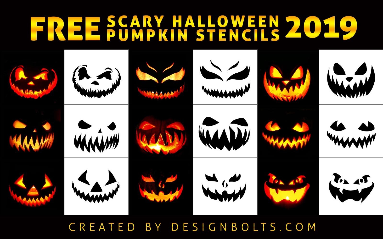 10 Free Scary Halloween Pumpkin Carving Stencils Printable Patterns Ideas 2019 Download Templates Designbolts 10 Free Scary Halloween Pumpkin Carving Stencils Printable Patterns Ideas 2019 Download Templates Designbolts