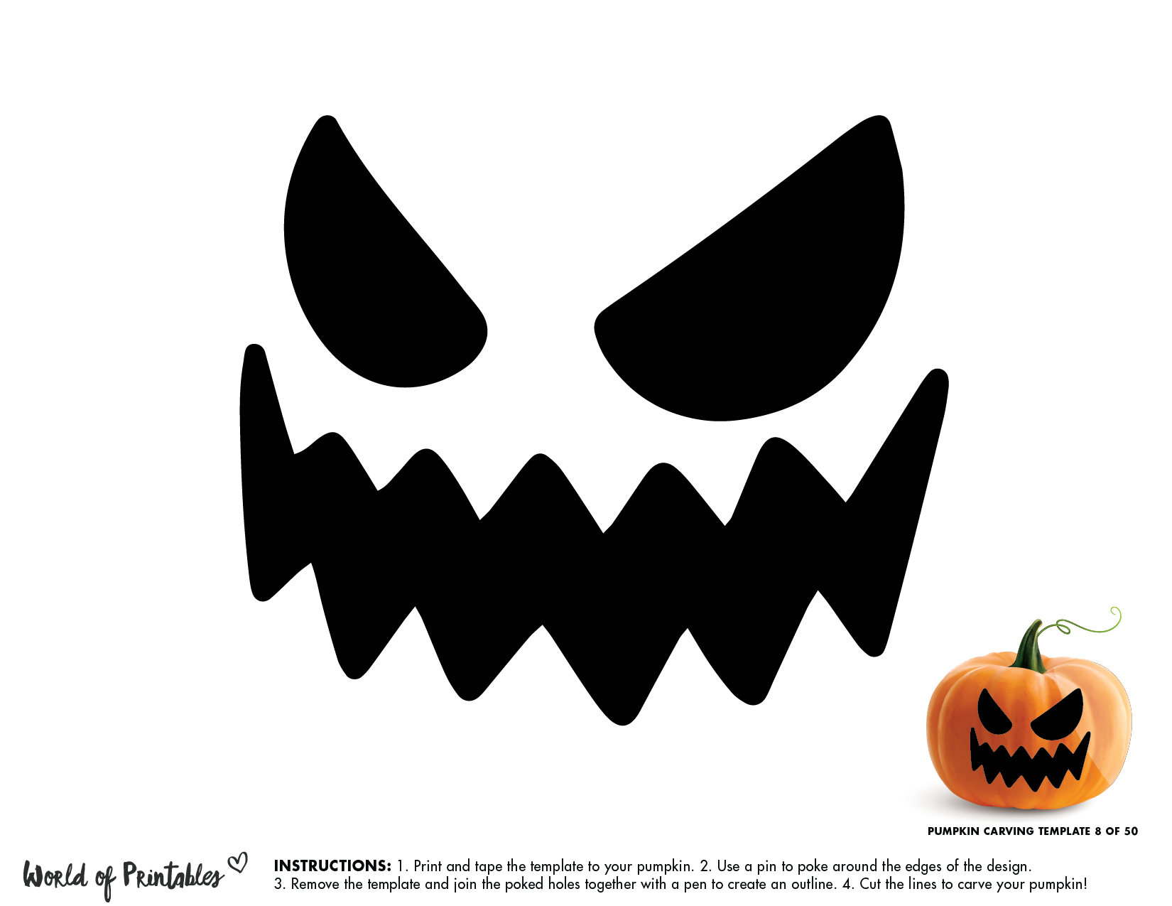 Printable Jack O Lantern Templates Printable Jack O Lantern Templates