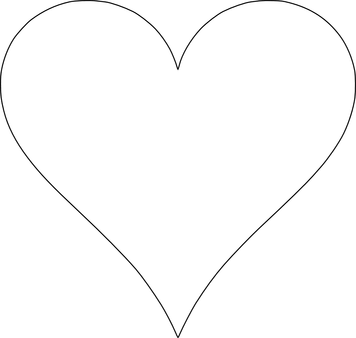 6 Free Printable Heart Templates 6 Free Printable Heart Templates