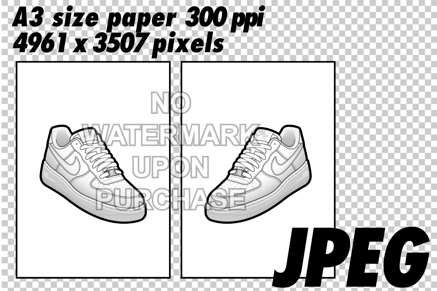 Air Force 1 Low Triple White JPEG PNG SVG Right Left Shoe Bundle MasterBundles Air Force 1 Low Triple White JPEG PNG SVG Right Left Shoe Bundle MasterBundles