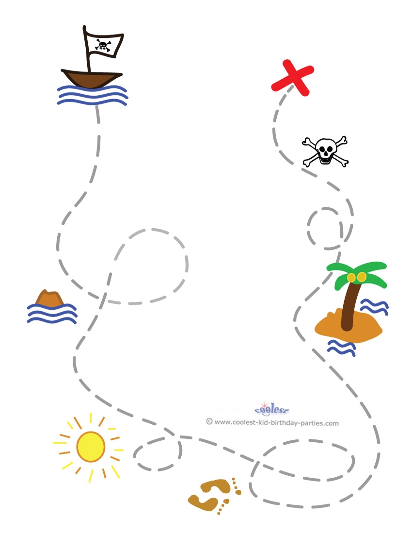 Blank Printable Treasure Map Invitation Coolest Free Printables Blank Printable Treasure Map Invitation Coolest Free Printables
