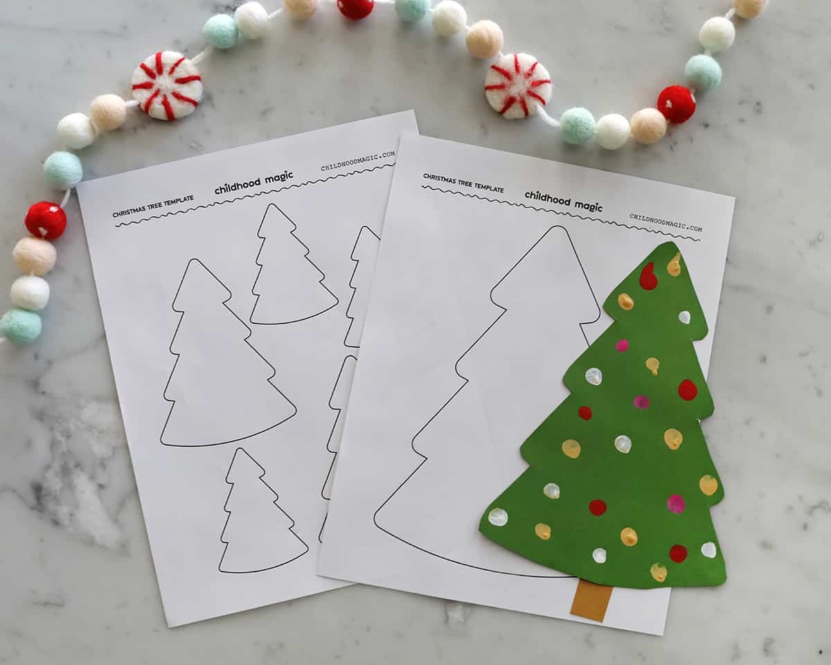 Christmas Tree Outline Childhood Magic Christmas Tree Outline Childhood Magic