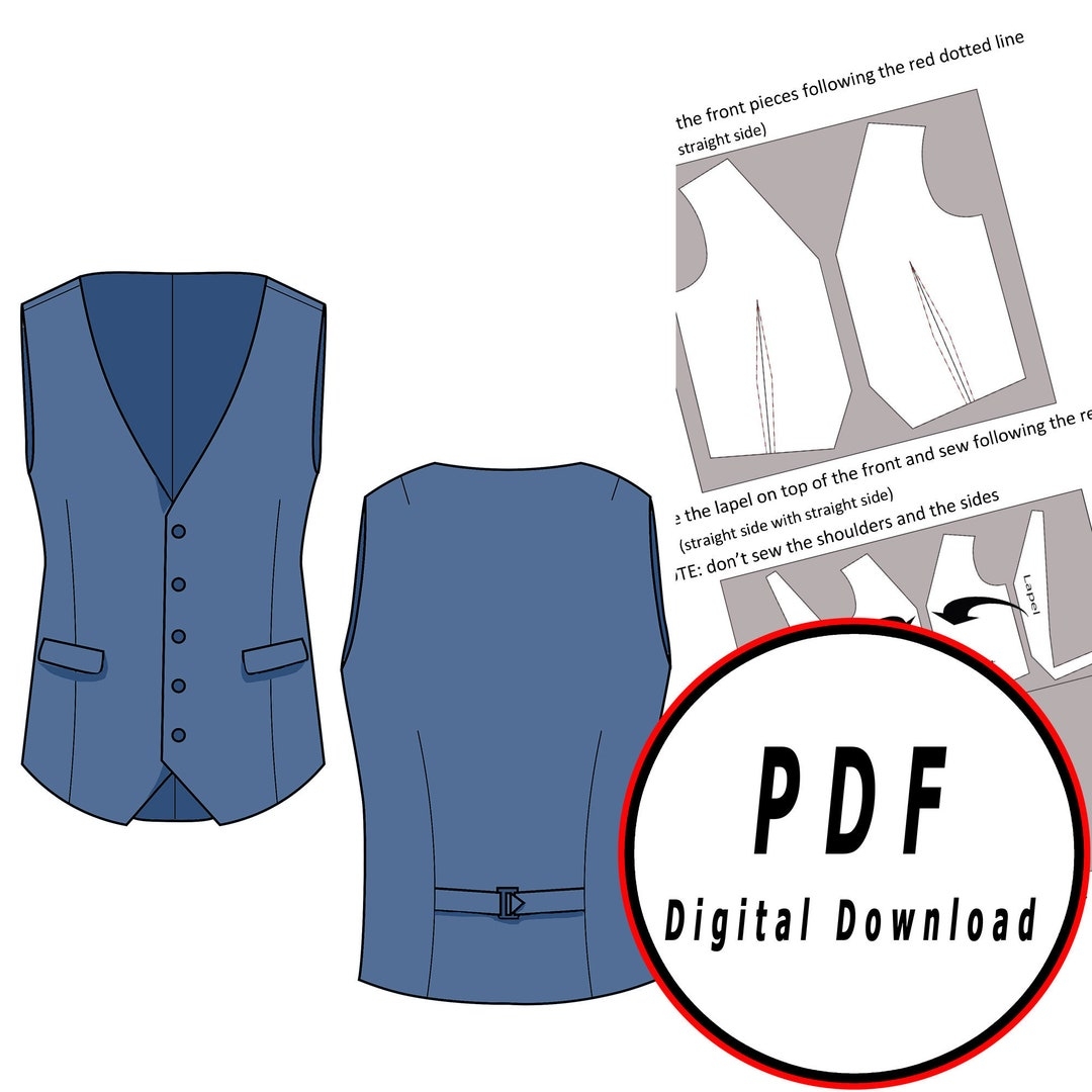 DIY Vest Template Pattern Blueprint Pdf Vector Printable Digital Download Cosplay Costume Larp Pdf Etsy New Zealand DIY Vest Template Pattern Blueprint Pdf Vector Printable Digital Download Cosplay Costume Larp Pdf Etsy New Zealand