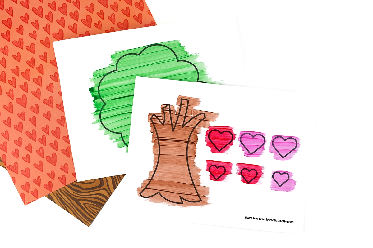 Easy And Fun Heart Tree Craft With Free Template Fireflies And Mud Pies Easy And Fun Heart Tree Craft With Free Template Fireflies And Mud Pies