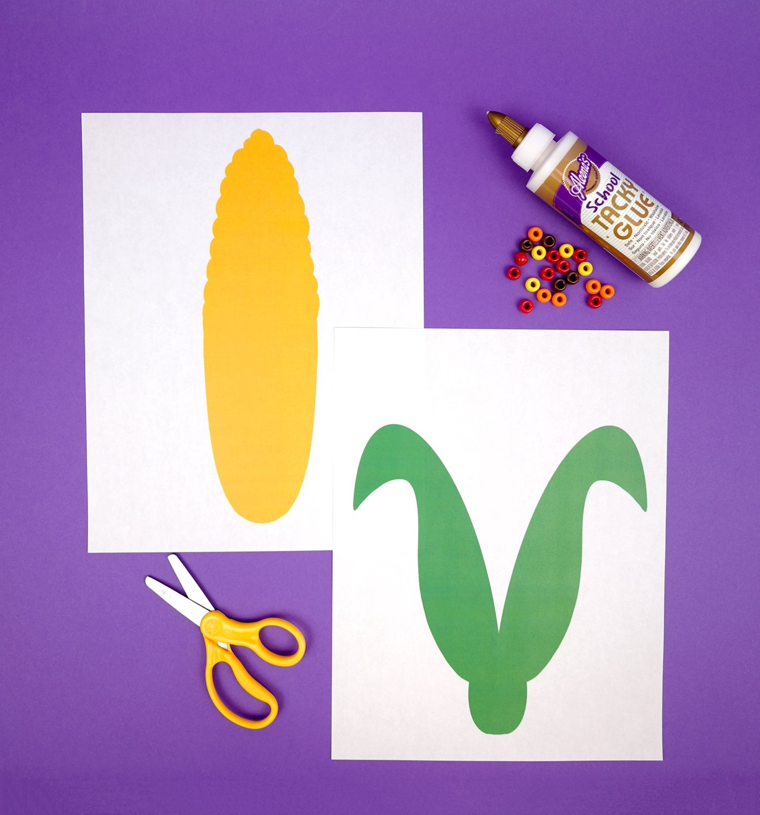 Fall Preschool Craft Paper Beaded Corn Happiness Is Homemade Fall Preschool Craft Paper Beaded Corn Happiness Is Homemade