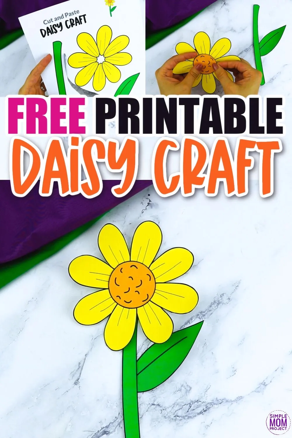 Free Printable Daisy Craft Template Simple Mom Project Free Printable Daisy Craft Template Simple Mom Project