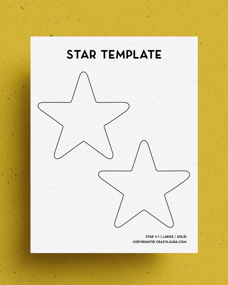 Star Template Printable Free Star Template Printable Free