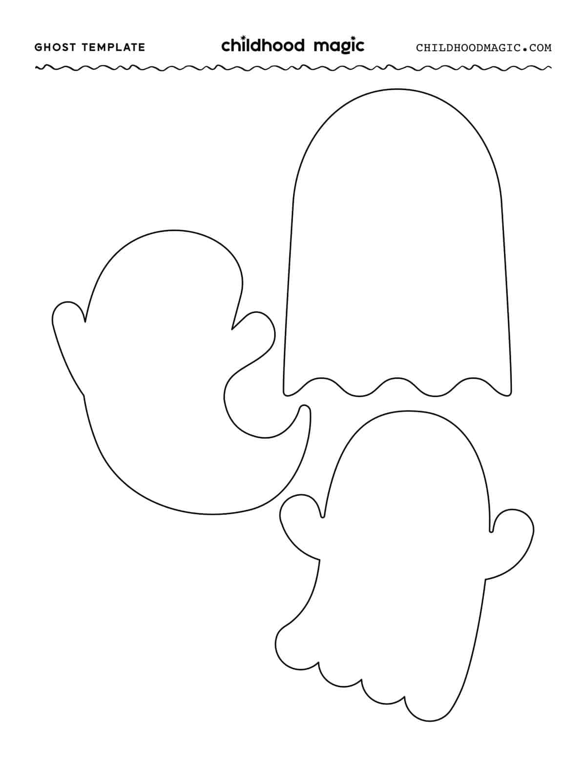 Ghost Template Childhood Magic Ghost Template Childhood Magic