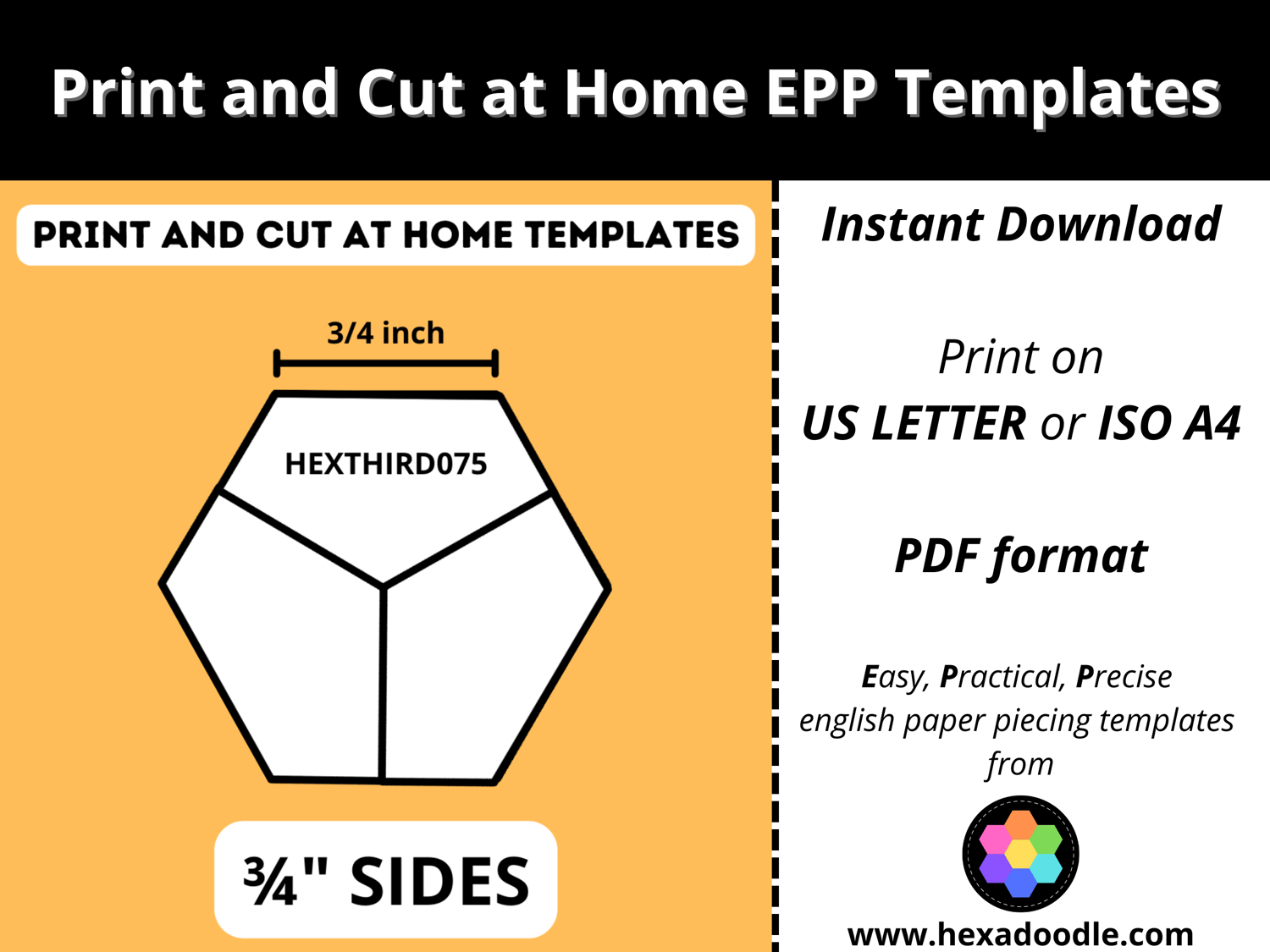 HEX075 HEXAGON EPP Print And Cut At Home Templates Inch Sides For Printing And Cutting Out At Home 30 Hexagons Per Page HEX075 HEXAGON EPP Print And Cut At Home Templates Inch Sides For Printing And Cutting Out At Home 30 Hexagons Per Page