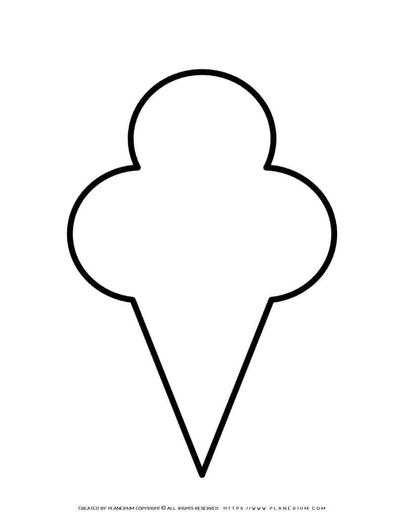 Ice Cream Template Outline Craft Resource For Kids Cool Creative Fun Ice Cream Template Outline Craft Resource For Kids Cool Creative Fun