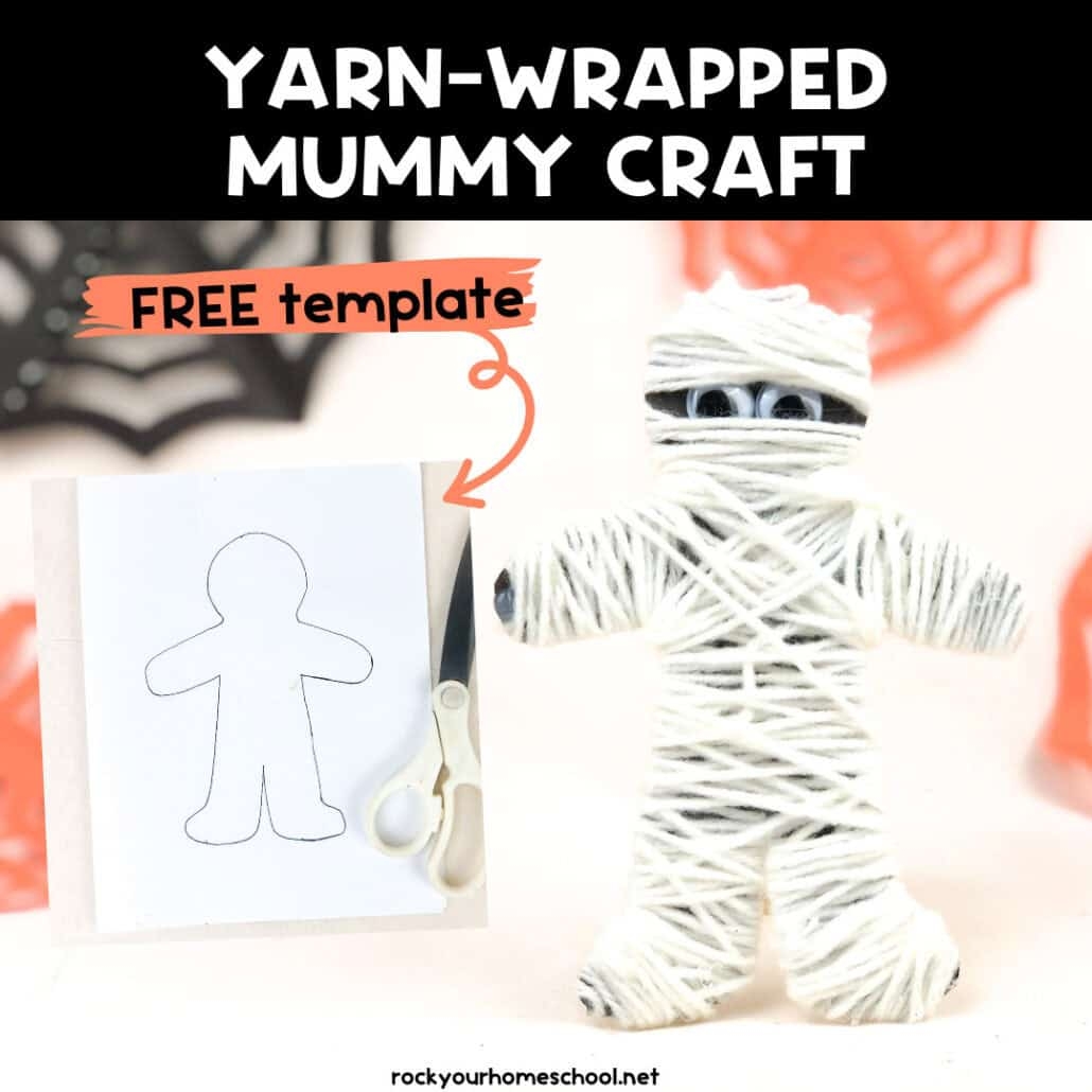 Mummy Craft Template Rock Your Homeschool Mummy Craft Template Rock Your Homeschool
