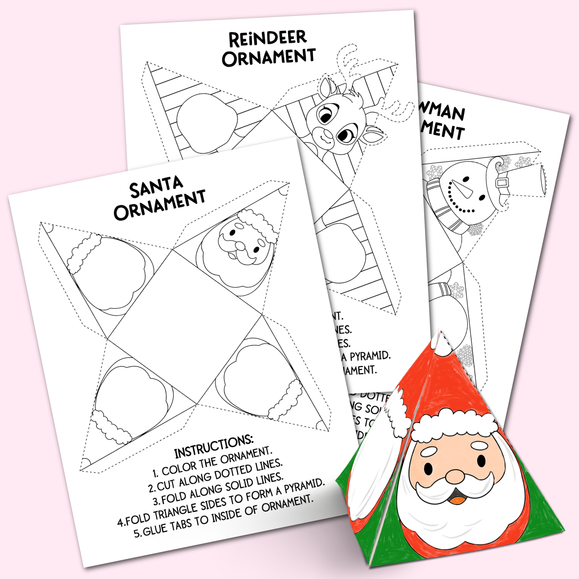 Printable Christmas Ornaments Kara Creates Printable Christmas Ornaments Kara Creates