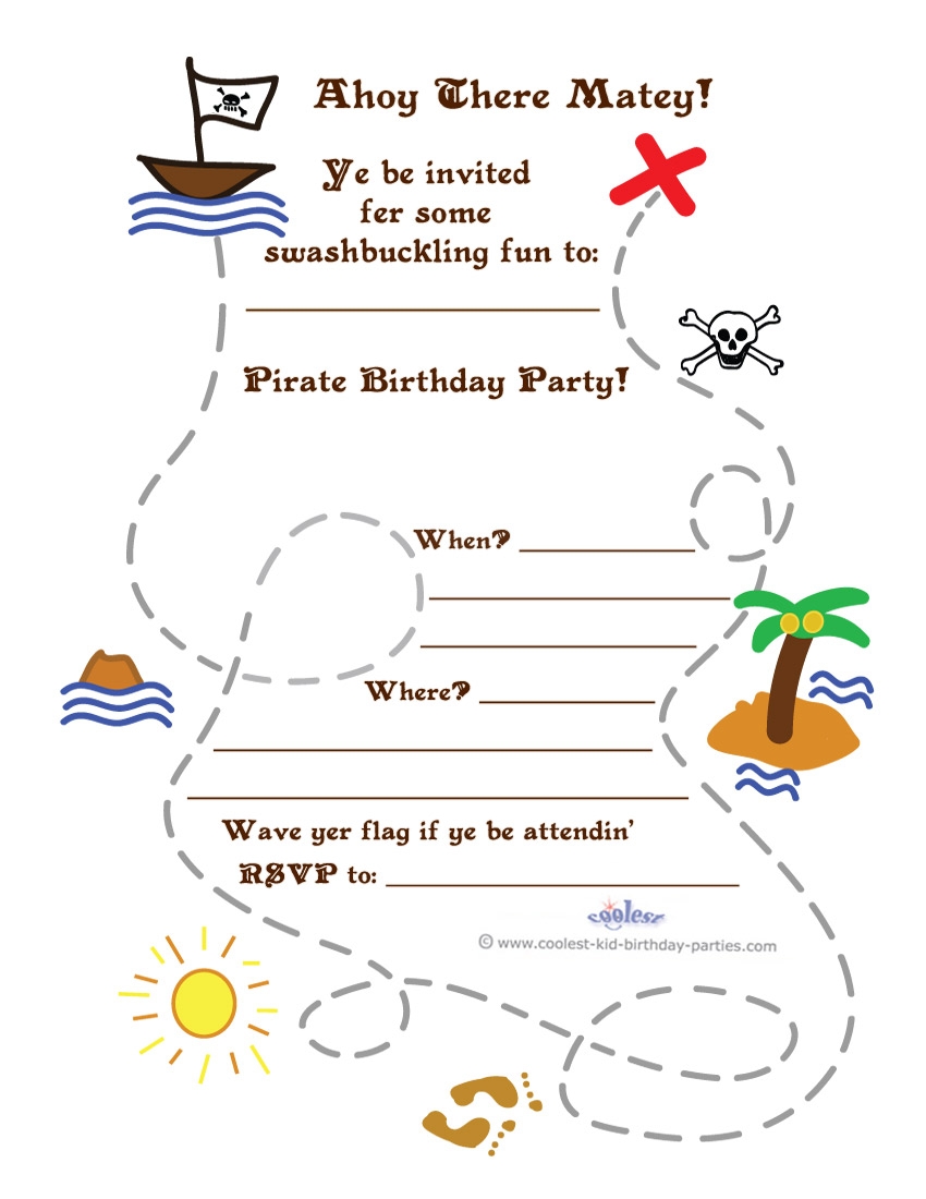 Printable Treasure Map Invitation Coolest Free Printables Printable Treasure Map Invitation Coolest Free Printables