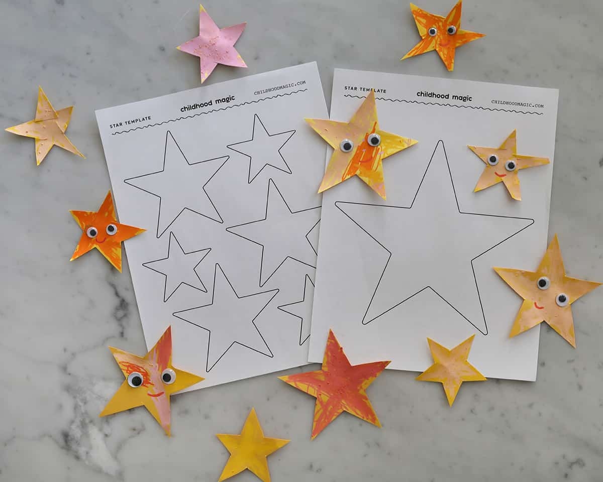 Star Printable Template Star Printable Template