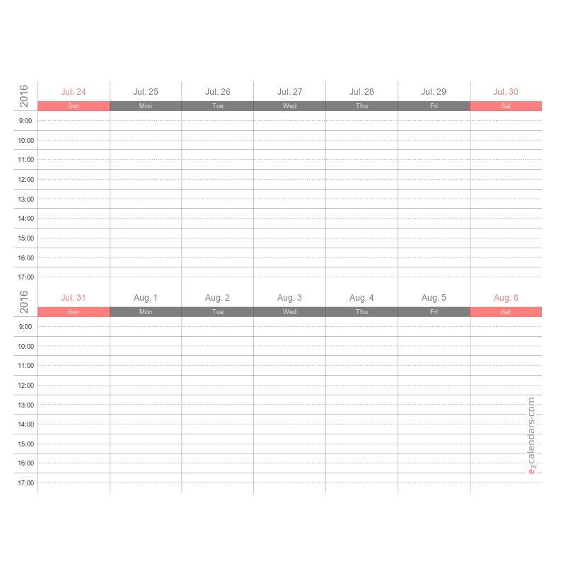 Two Weeks Appointment Schedule Template Weekly Planner EzCalendars Two Weeks Appointment Schedule Template Weekly Planner EzCalendars