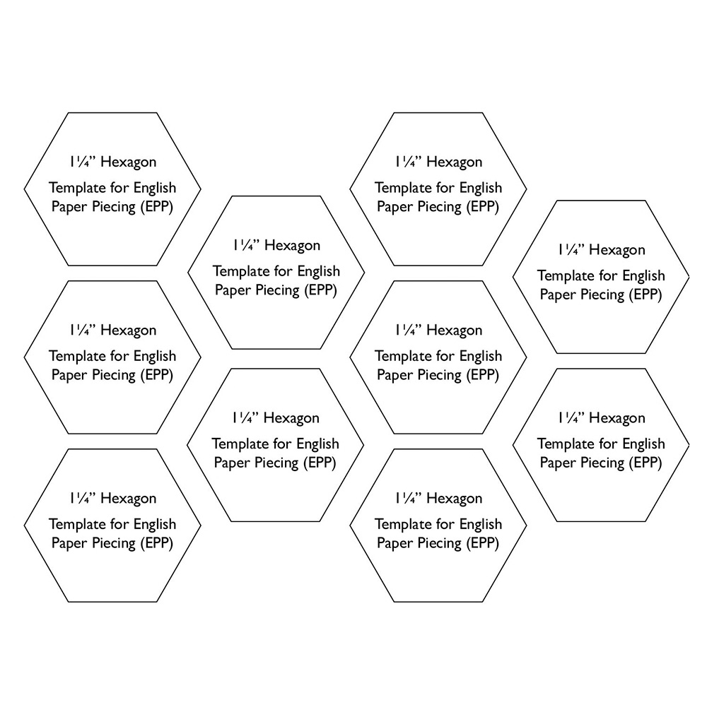 1 1 4 Hexagon Free Templates 1 1 4 Hexagon Free Templates