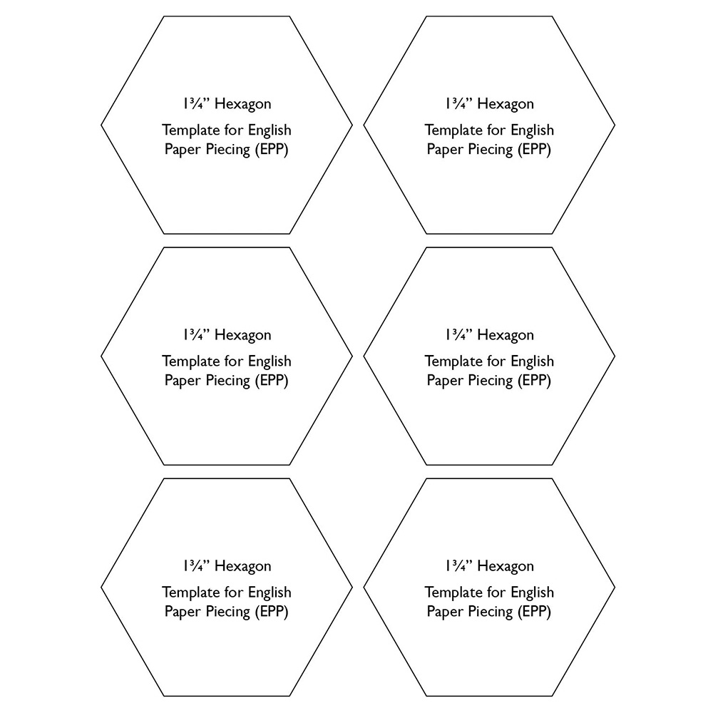 1 3 4 Hexagon Free Templates 1 3 4 Hexagon Free Templates