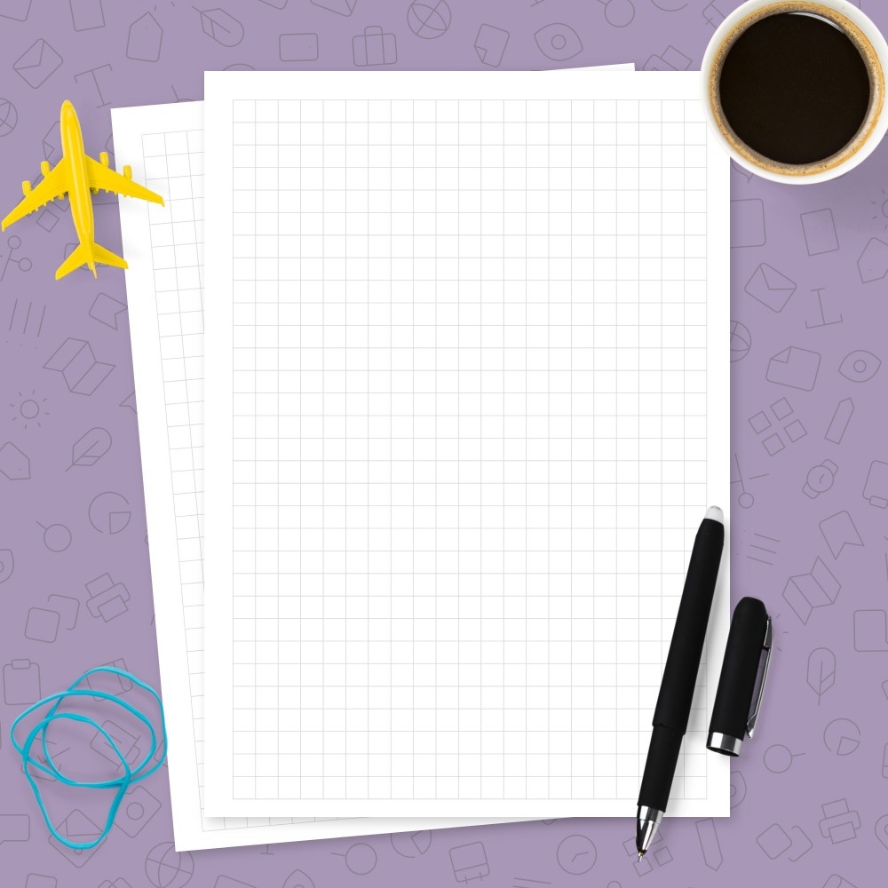 1 4 Inch Graph Paper Printable Template Printable PDF 1 4 Inch Graph Paper Printable Template Printable PDF