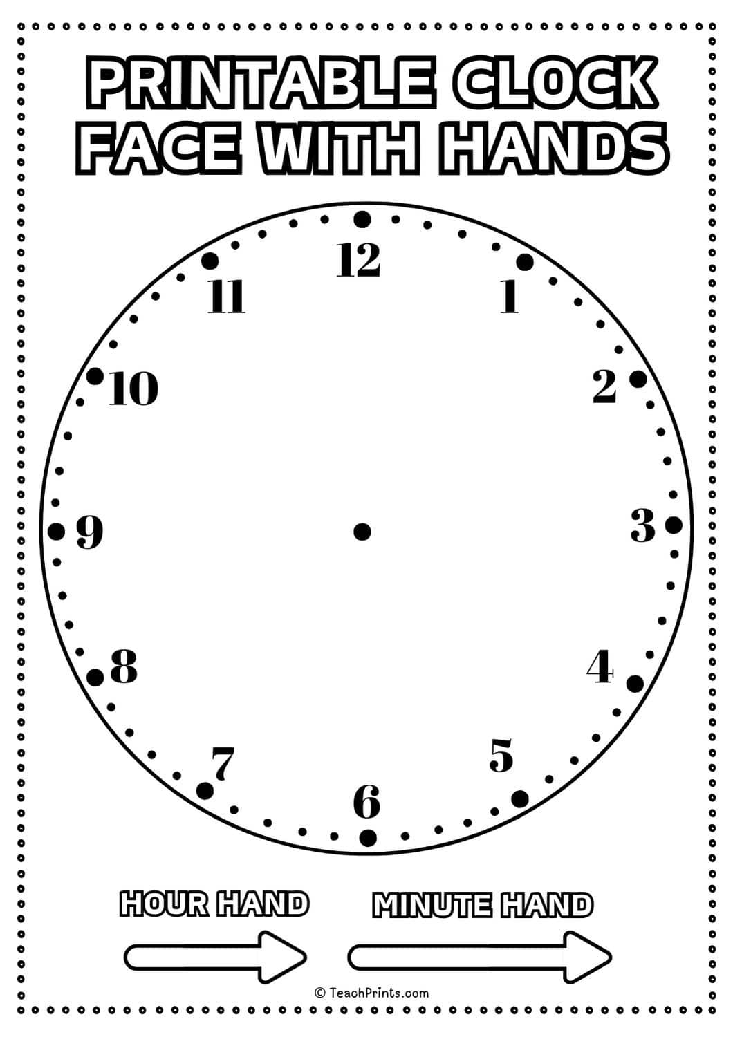 10 Free Printable Clock Face Worksheets Teach Prints 10 Free Printable Clock Face Worksheets Teach Prints