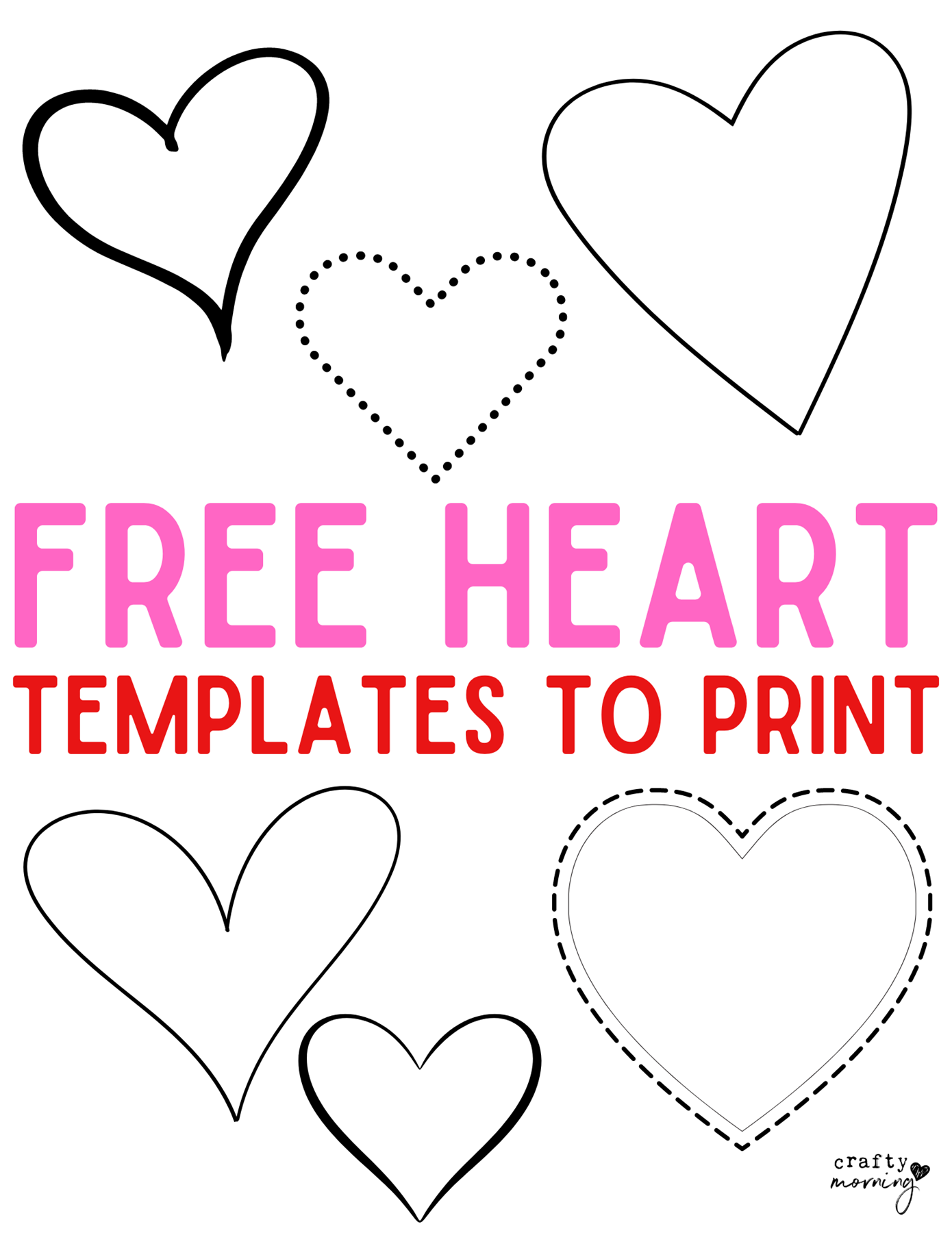 Cut Out Printable Heart Template Cut Out Printable Heart Template