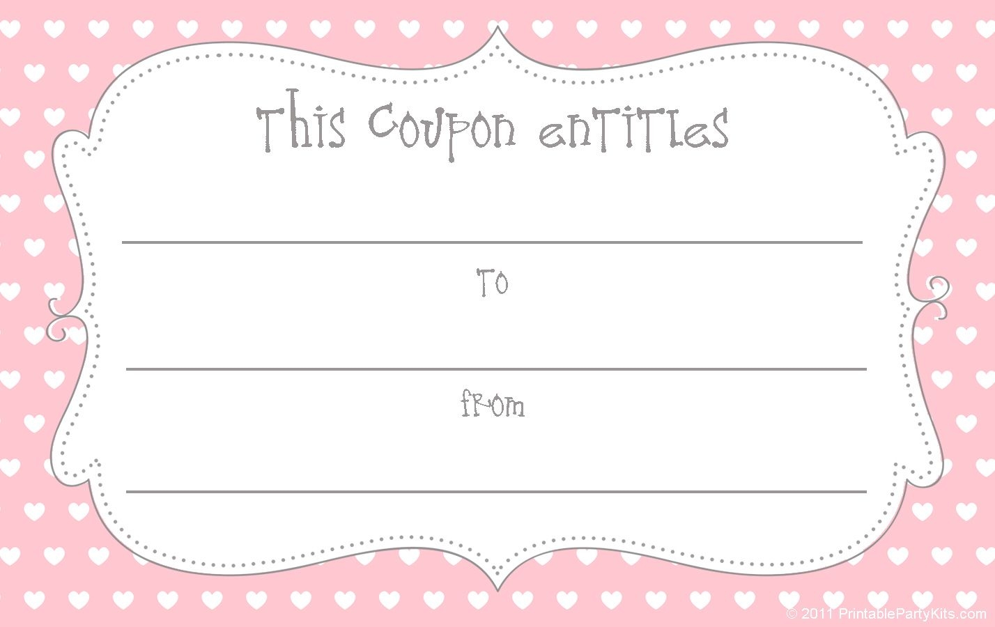 Free Printable Coupon Template Blank Free Printable Coupon Template Blank
