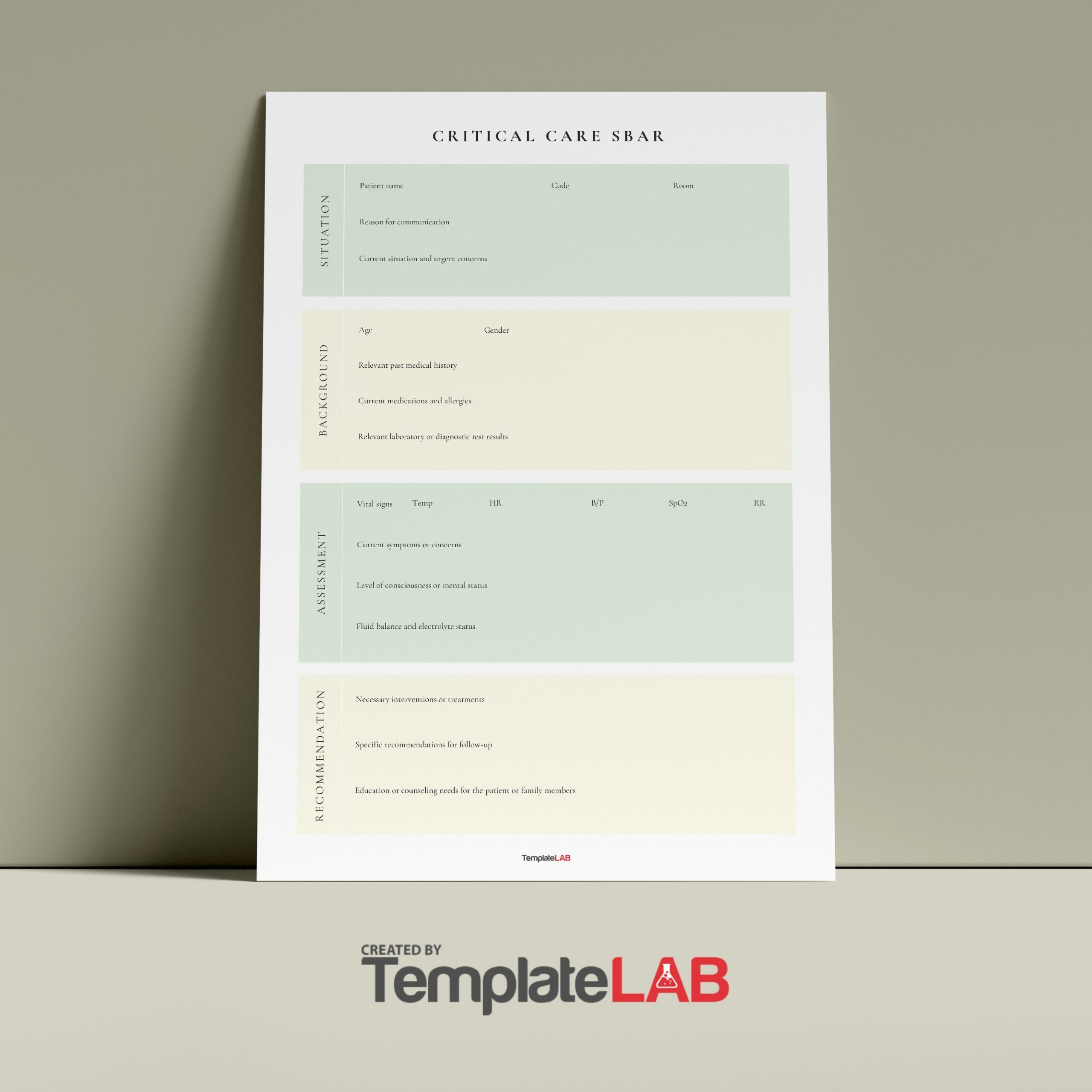 13 Blank SBAR Templates Word PDF TemplateLab 13 Blank SBAR Templates Word PDF TemplateLab
