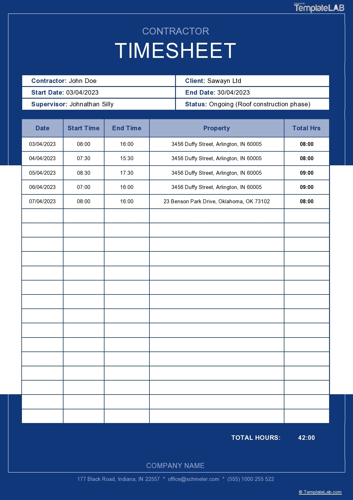 15 Free Timesheet Templates Excel Word PDF TemplateLab 15 Free Timesheet Templates Excel Word PDF TemplateLab