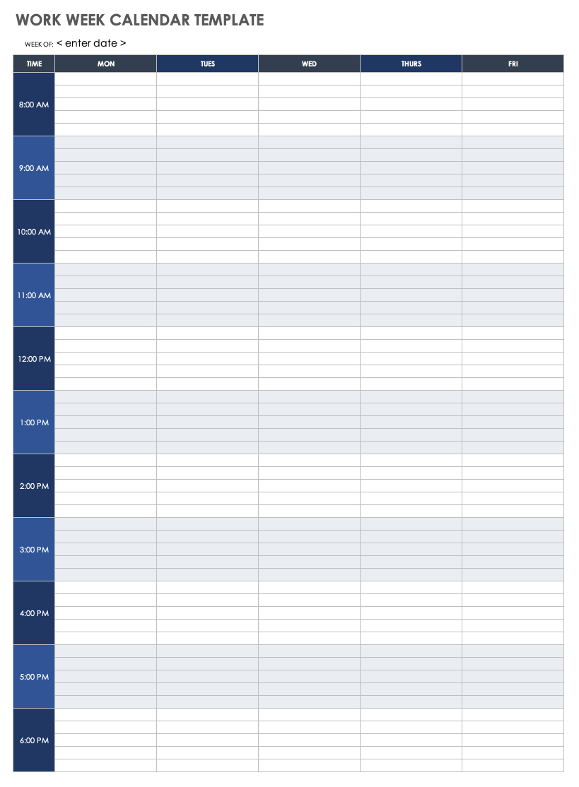 Free Printable Schedule Template Free Printable Schedule Template