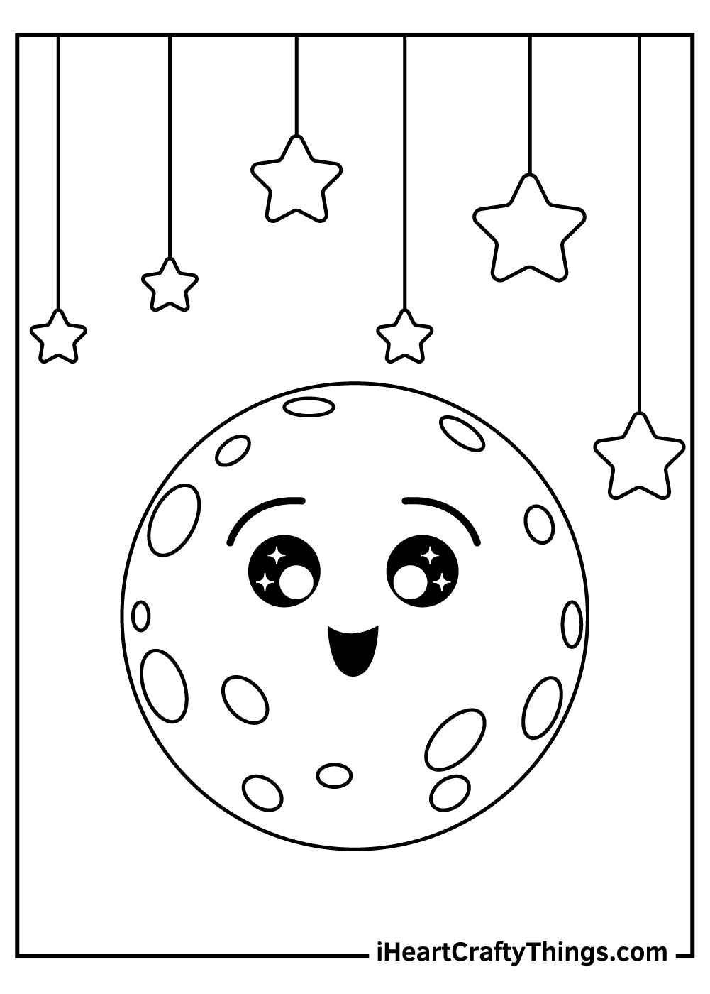 Moon Template Printable Moon Template Printable
