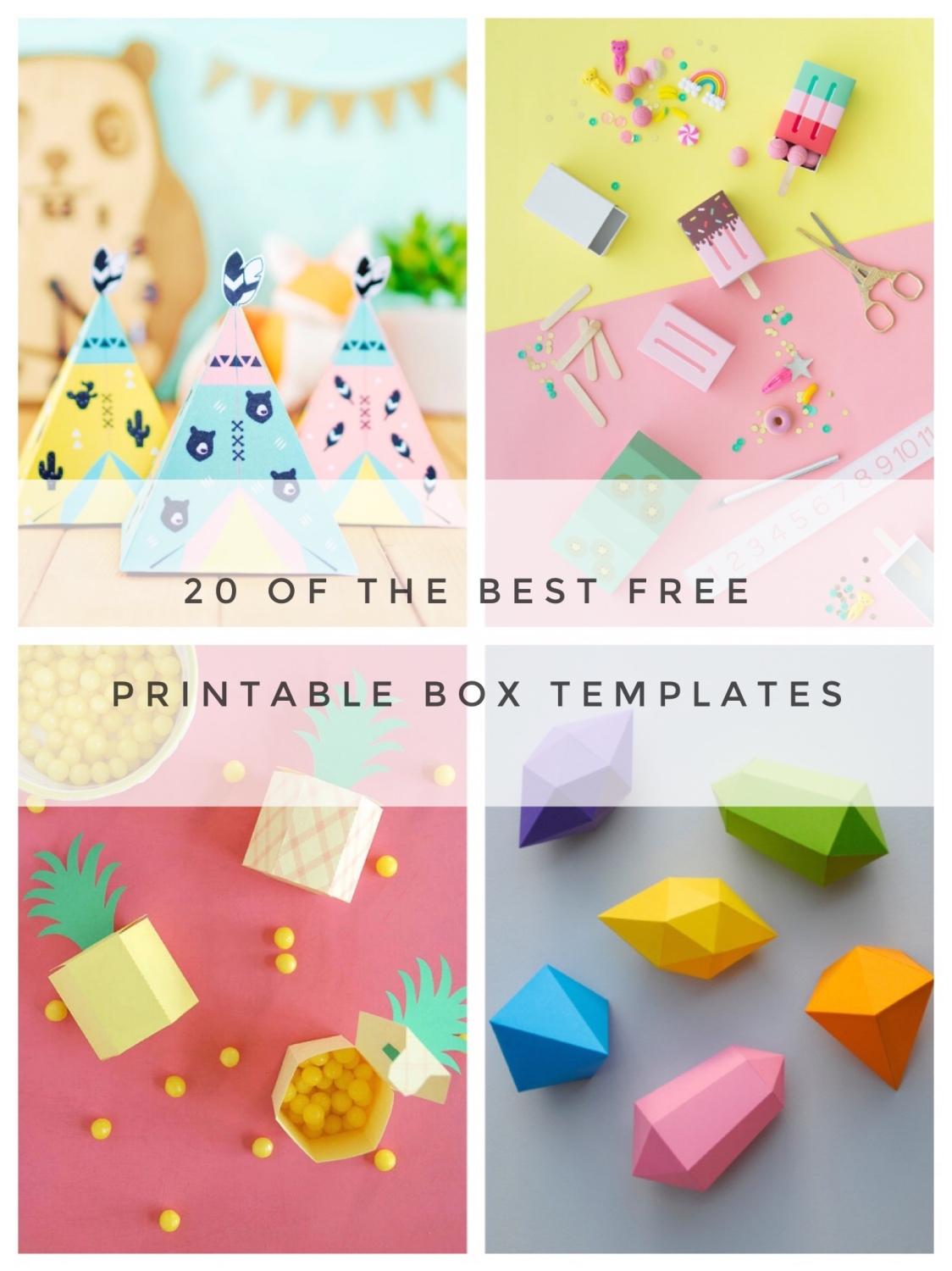20 Of The Best Free Printable Box Templates 20 Of The Best Free Printable Box Templates