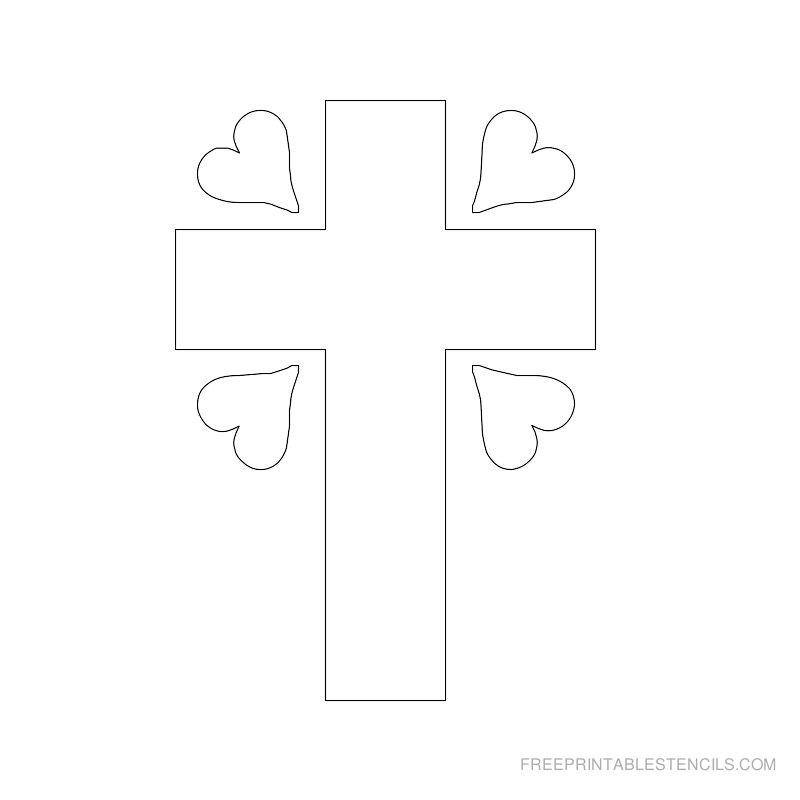 26 Free Printable Cross Stencils 26 Free Printable Cross Stencils