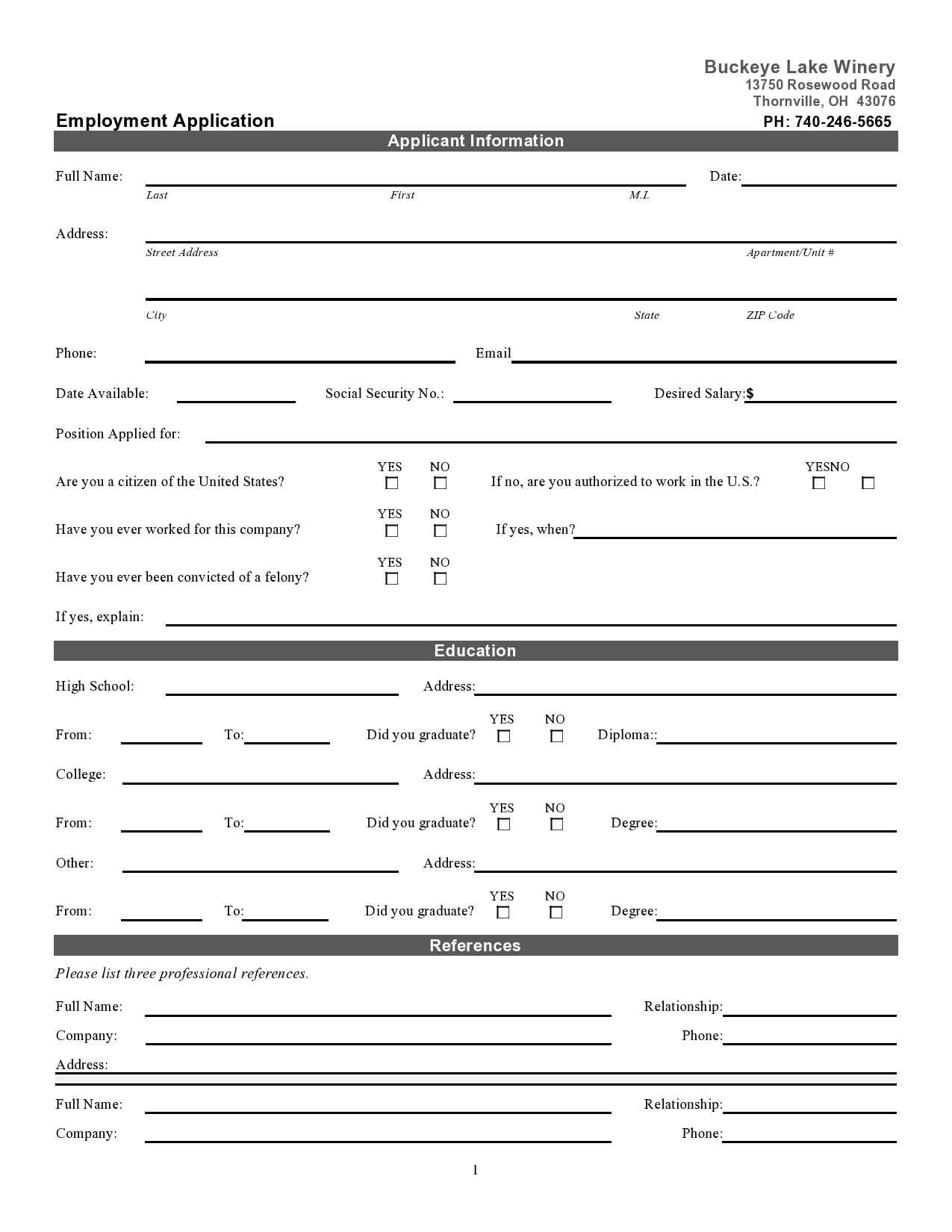 27 Basic Employment Application Templates Free 27 Basic Employment Application Templates Free