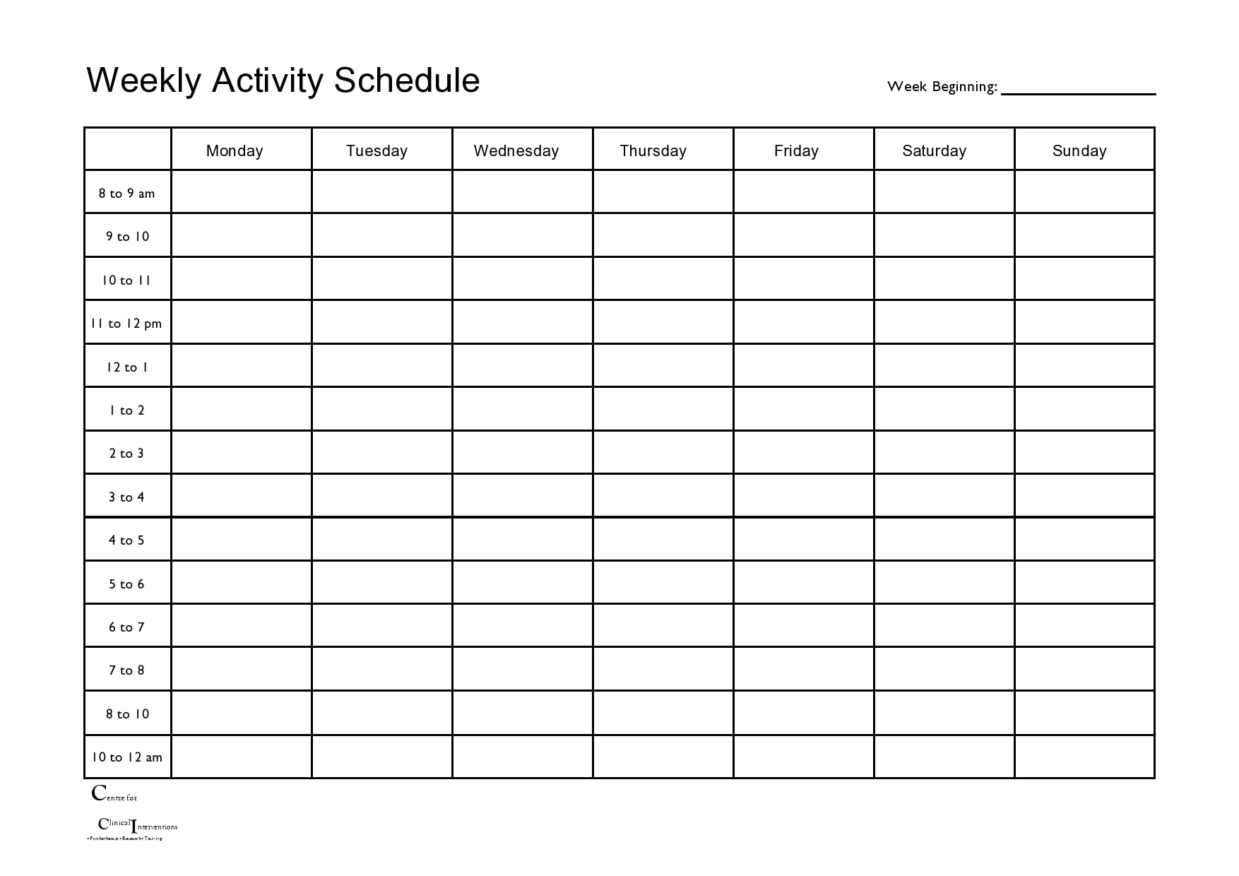 28 Free Weekly Schedule Templates Excel Word TemplateArchive 28 Free Weekly Schedule Templates Excel Word TemplateArchive