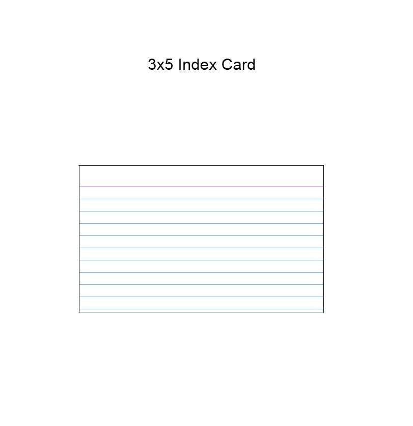 30 Simple Index Flash Card Templates Free TemplateArchive