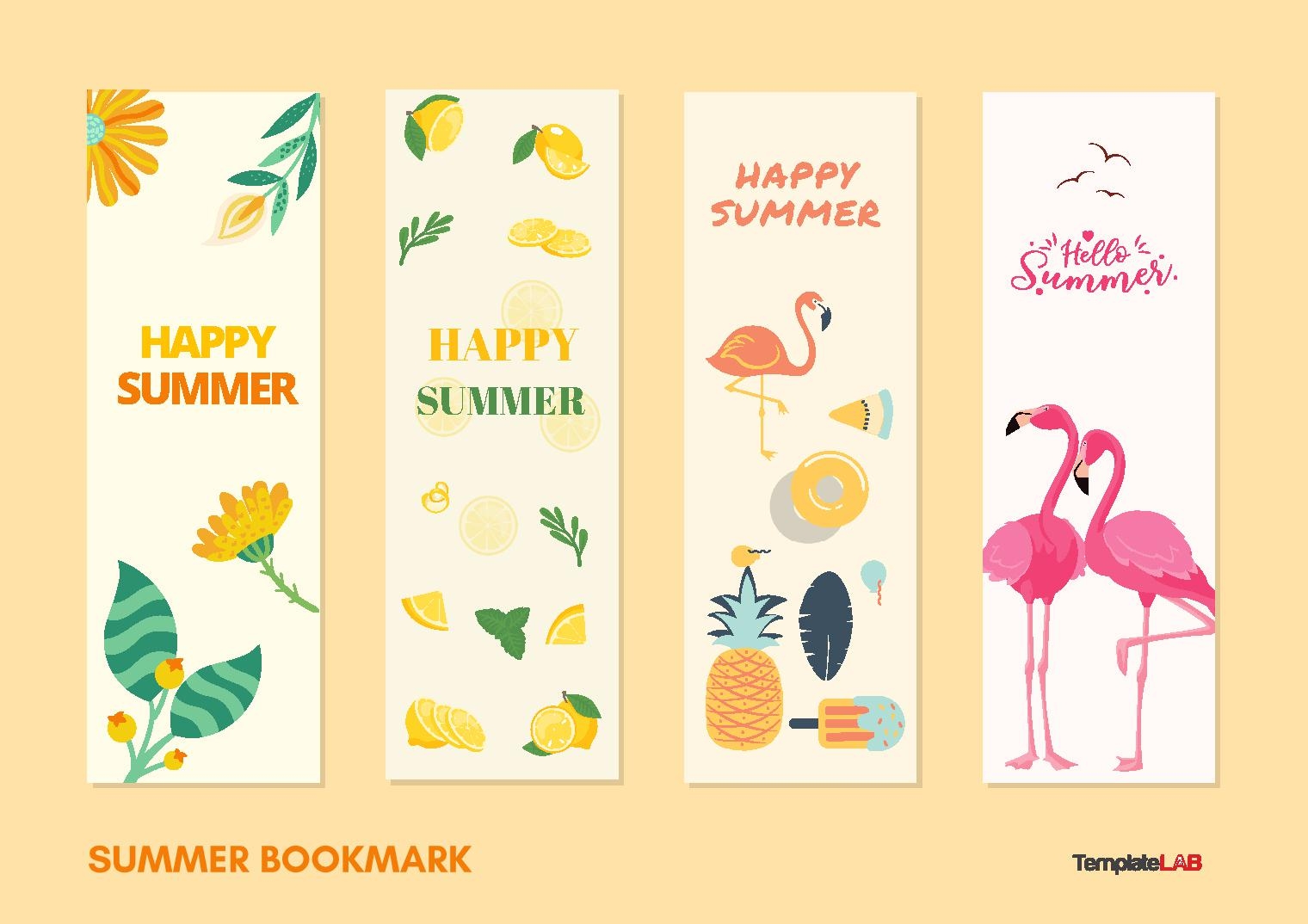 Printable Bookmark Template Printable Bookmark Template