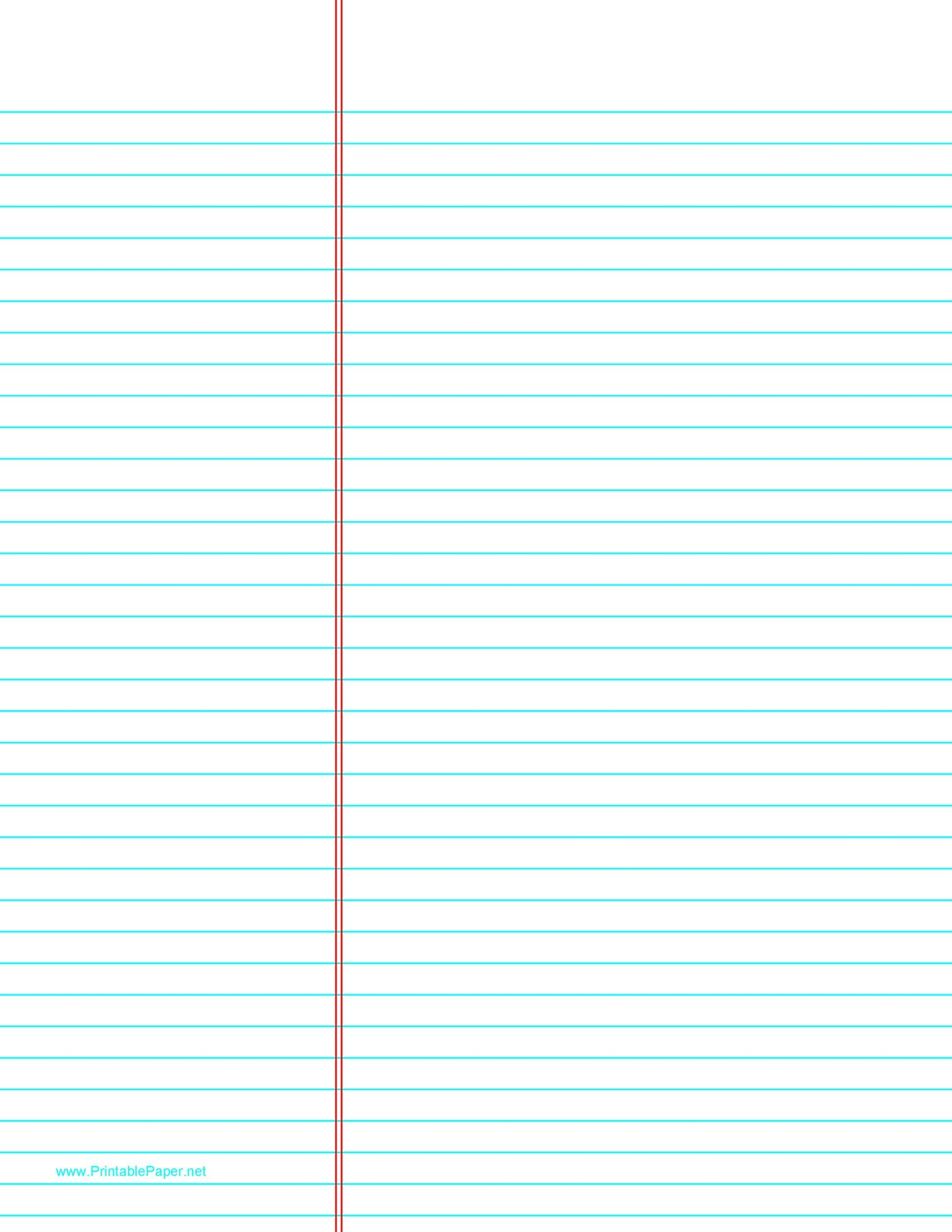 32 Printable Lined Paper Templates TemplateLab 32 Printable Lined Paper Templates TemplateLab