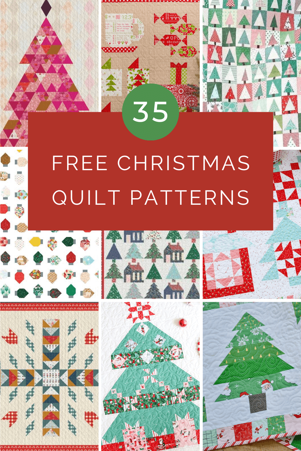 35 Totally Free Christmas Quilt Patterns 35 Totally Free Christmas Quilt Patterns