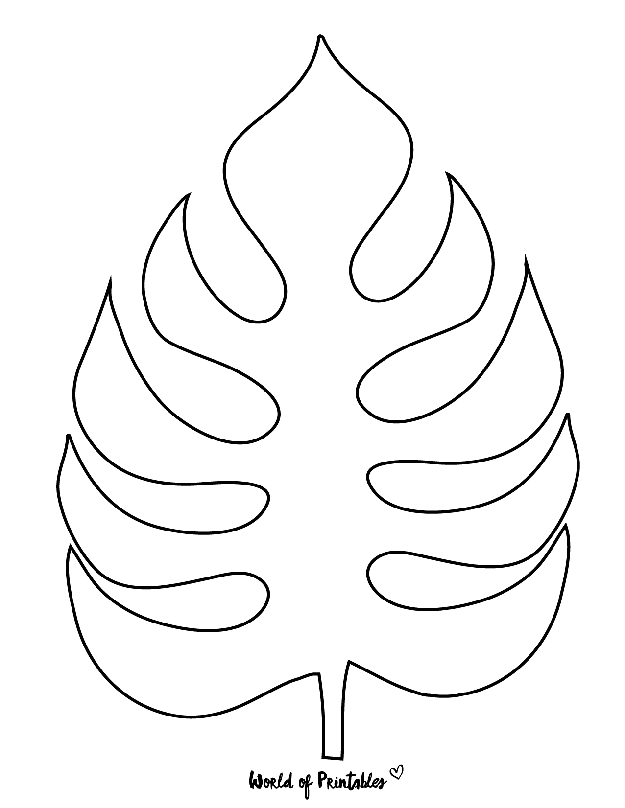 37 Printable Leaf Templates Outlines Shapes Free World Of Printables 37 Printable Leaf Templates Outlines Shapes Free World Of Printables