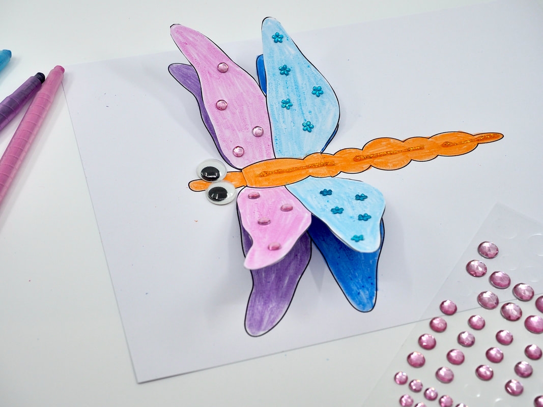 Dragonfly Printable Template Dragonfly Printable Template