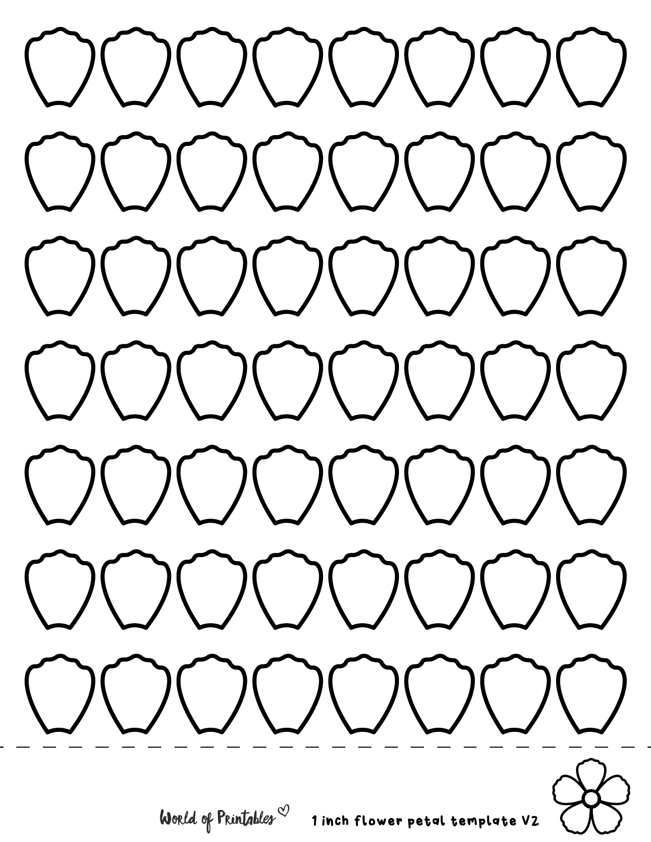 40 Flower Petal Templates World Of Printables 40 Flower Petal Templates World Of Printables