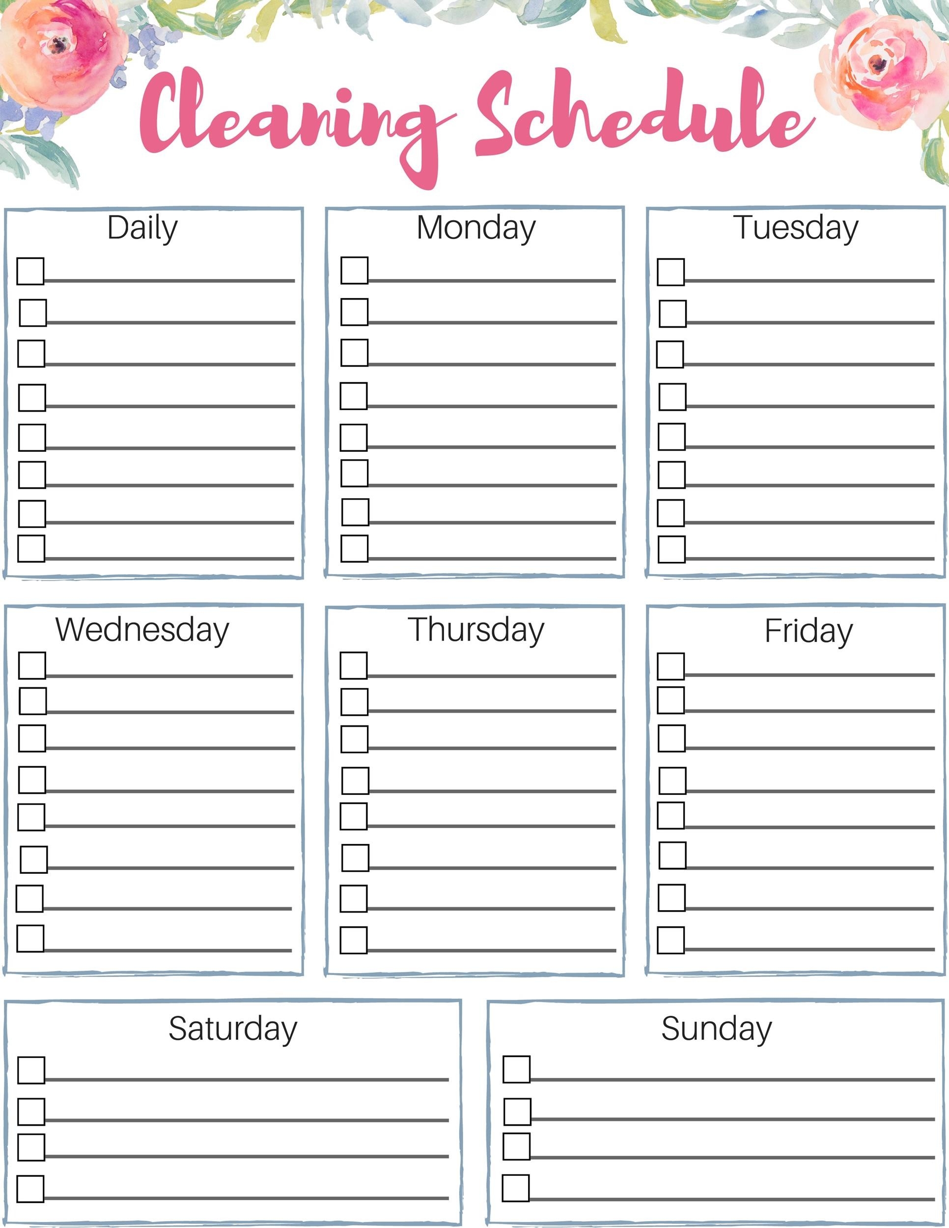 40 Printable House Cleaning Checklist Templates TemplateLab 40 Printable House Cleaning Checklist Templates TemplateLab