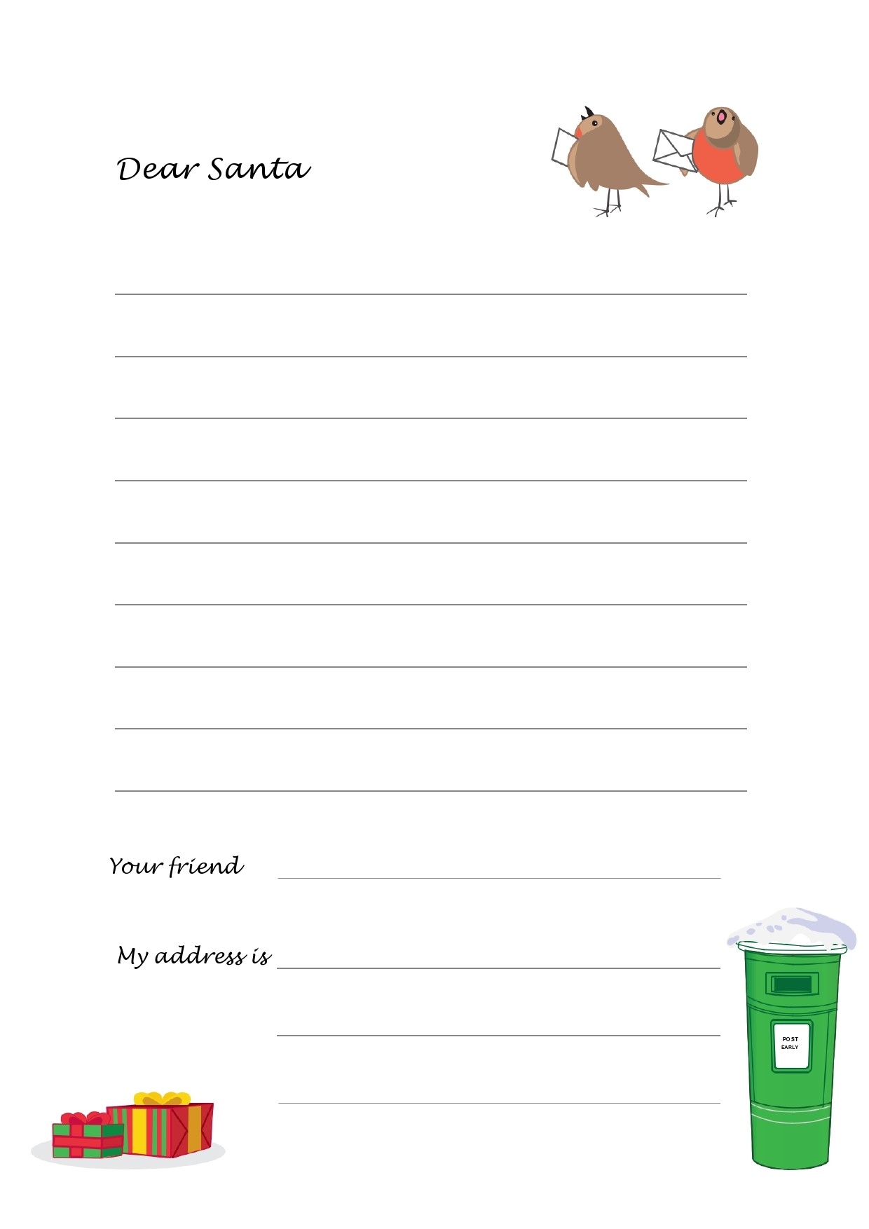 45 Printable Christmas Letter Templates 100 FREE TemplateLab 45 Printable Christmas Letter Templates 100 FREE TemplateLab