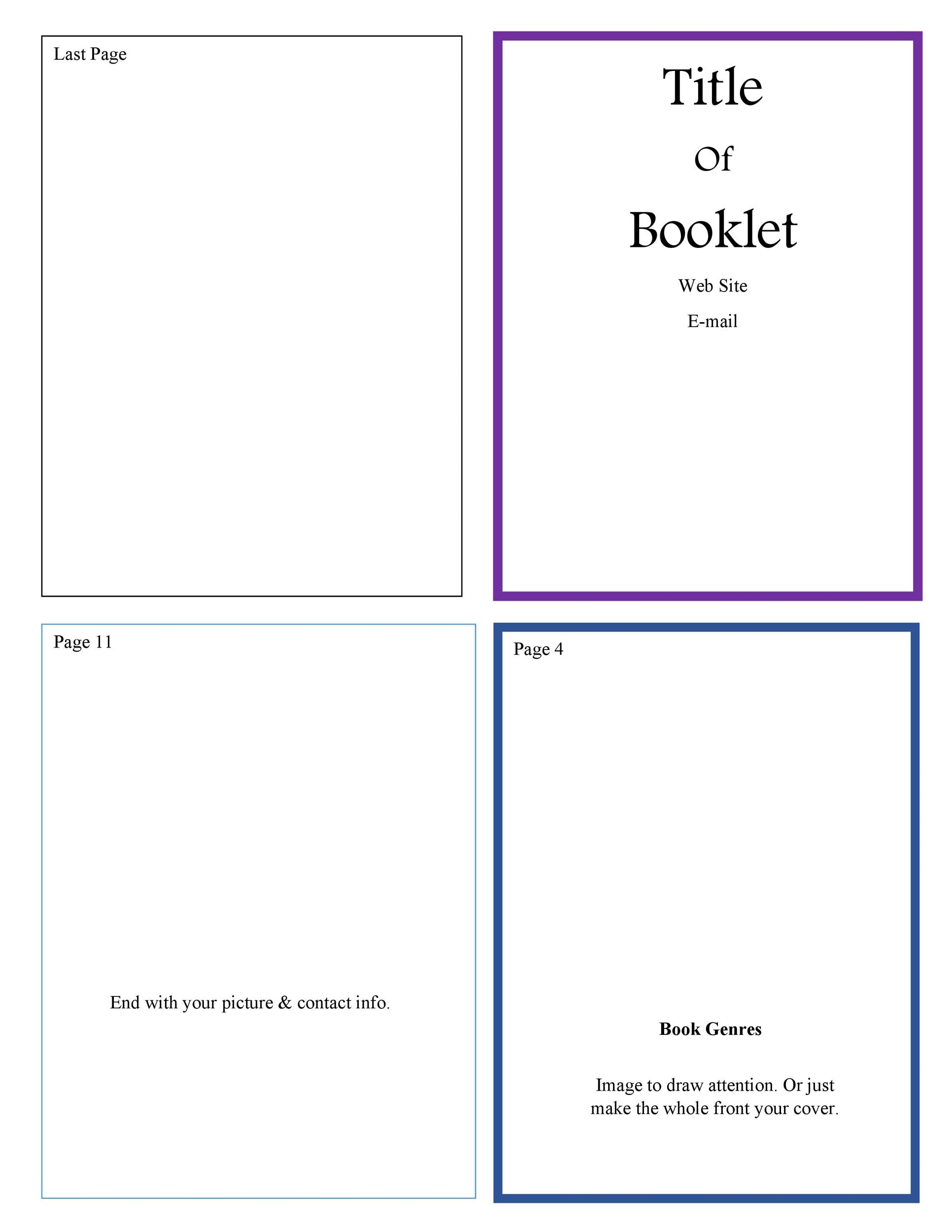 47 Free Booklet Templates Designs Word PowerPoint PDF TemplateLab 47 Free Booklet Templates Designs Word PowerPoint PDF TemplateLab