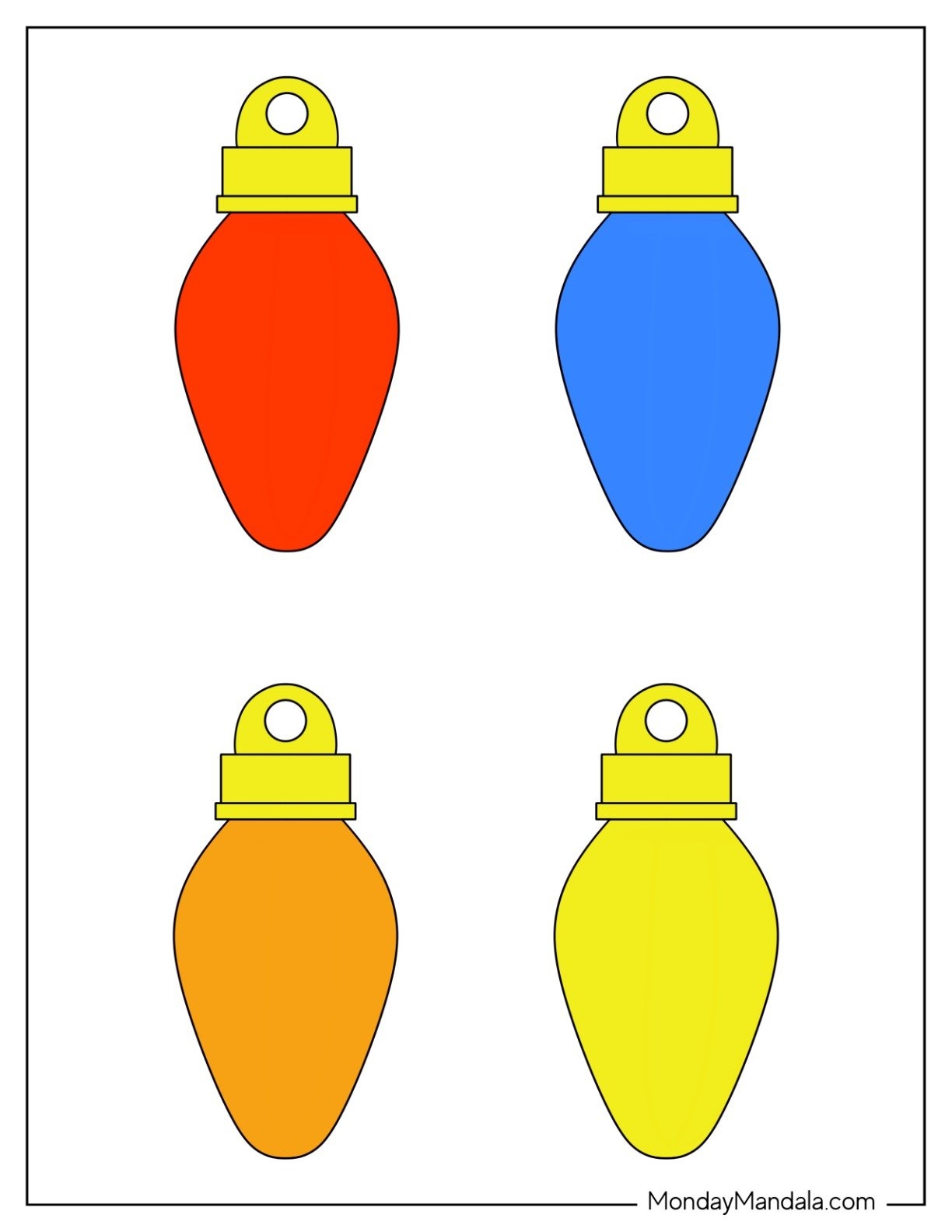 48 Christmas Lights Templates Free PDF Printables 48 Christmas Lights Templates Free PDF Printables