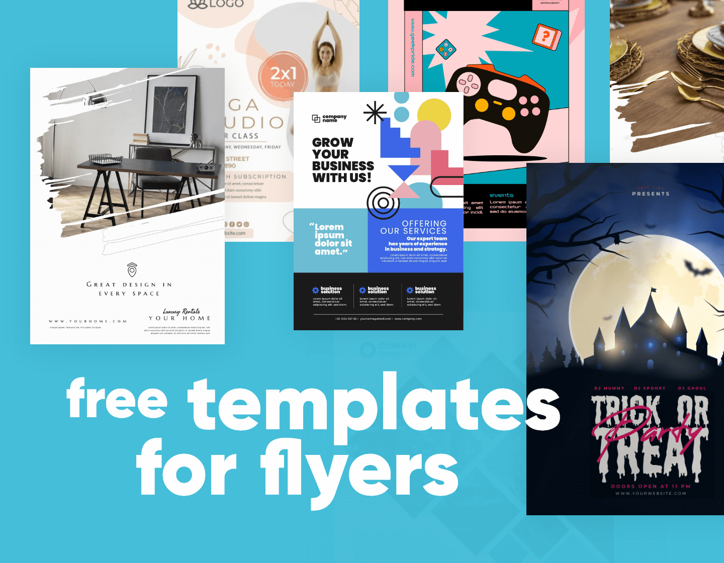 50 Free Templates For Flyers To Customize And Print For Every Occasion 50 Free Templates For Flyers To Customize And Print For Every Occasion