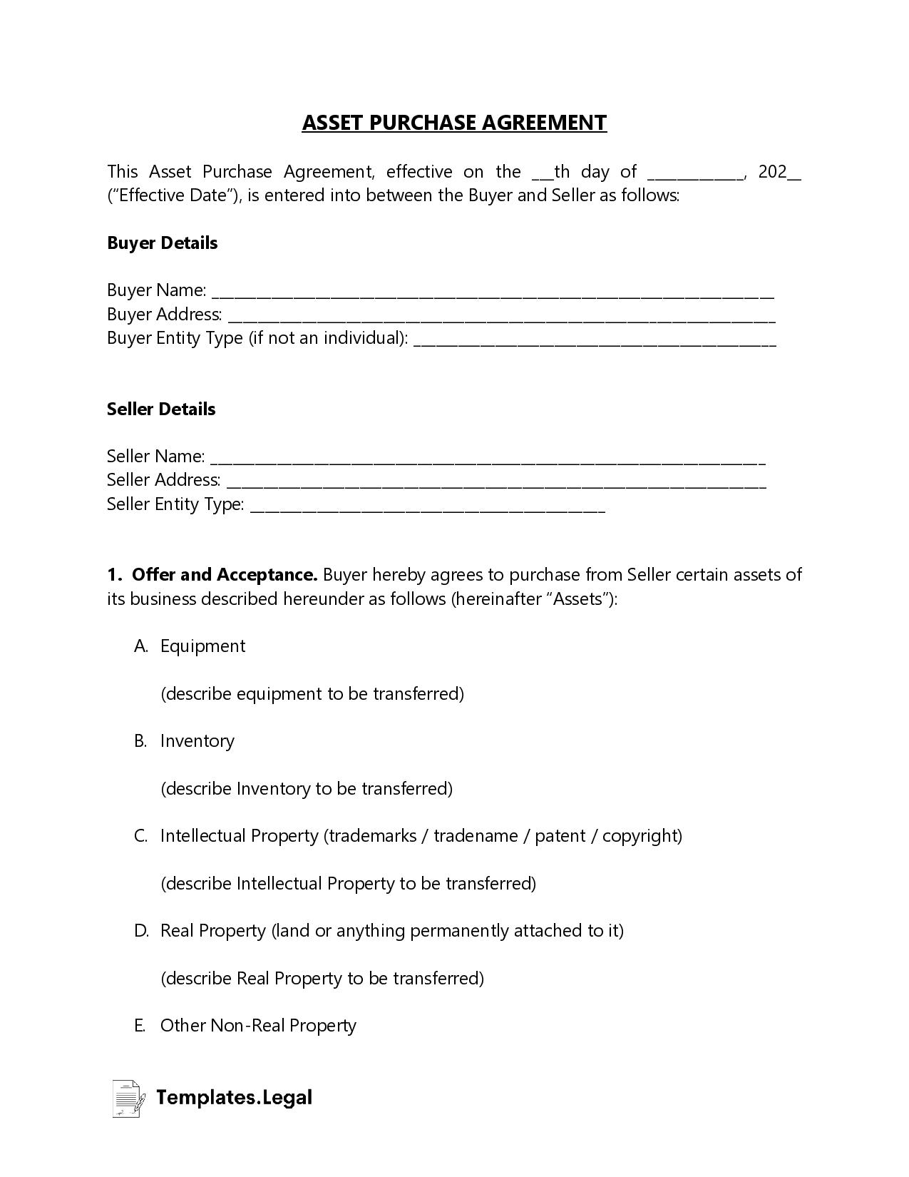 50 Purchase Agreement Templates Word PDF ODT 50 Purchase Agreement Templates Word PDF ODT