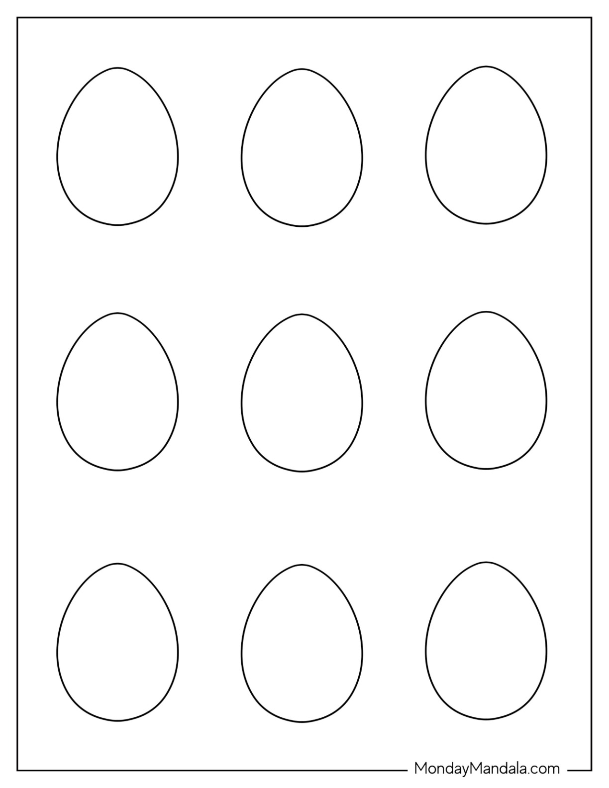 58 Easter Egg Templates Free PDF Printables 58 Easter Egg Templates Free PDF Printables