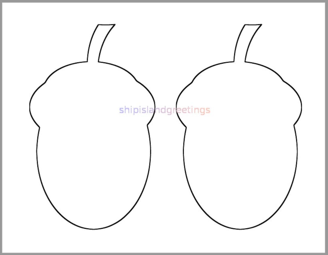 6 5 Inch Printable Acorn Template large Acorn Cutout baby Shower Advice Cards fall Wedding Decor classroom Decor kids Craft Projects Etsy UK 6 5 Inch Printable Acorn Template large Acorn Cutout baby Shower Advice Cards fall Wedding Decor classroom Decor kids Craft Projects Etsy UK