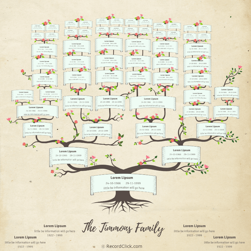 61 Free Family Tree Templates Printable Downloadable Editable 61 Free Family Tree Templates Printable Downloadable Editable