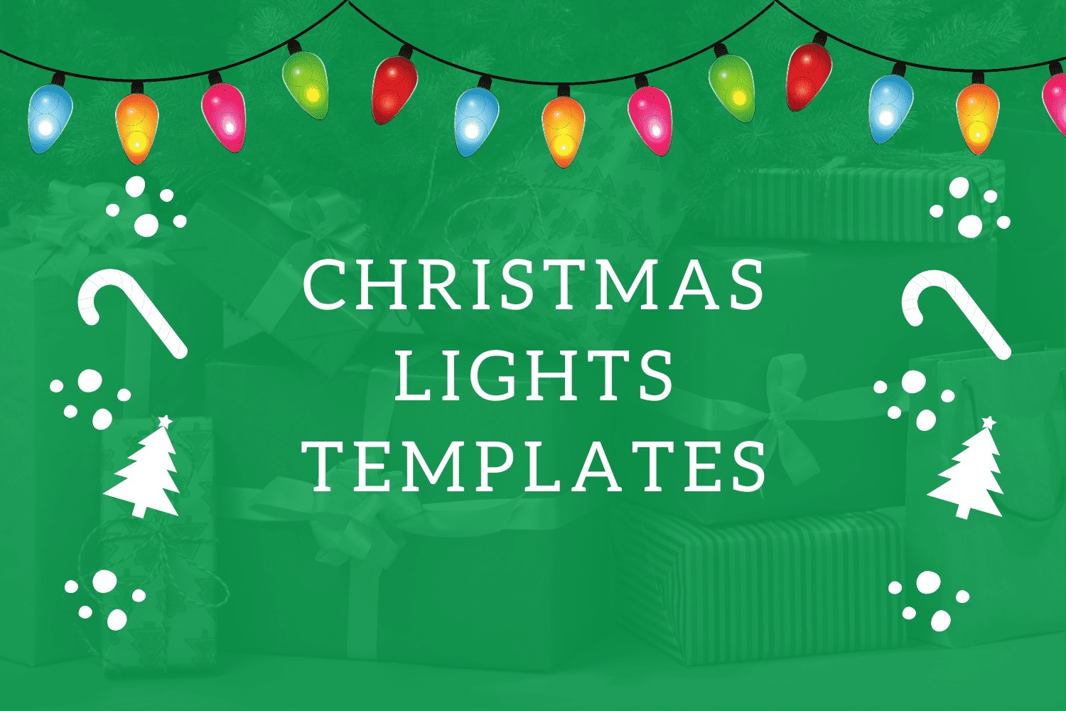 Printable Christmas Lights Template Printable Christmas Lights Template